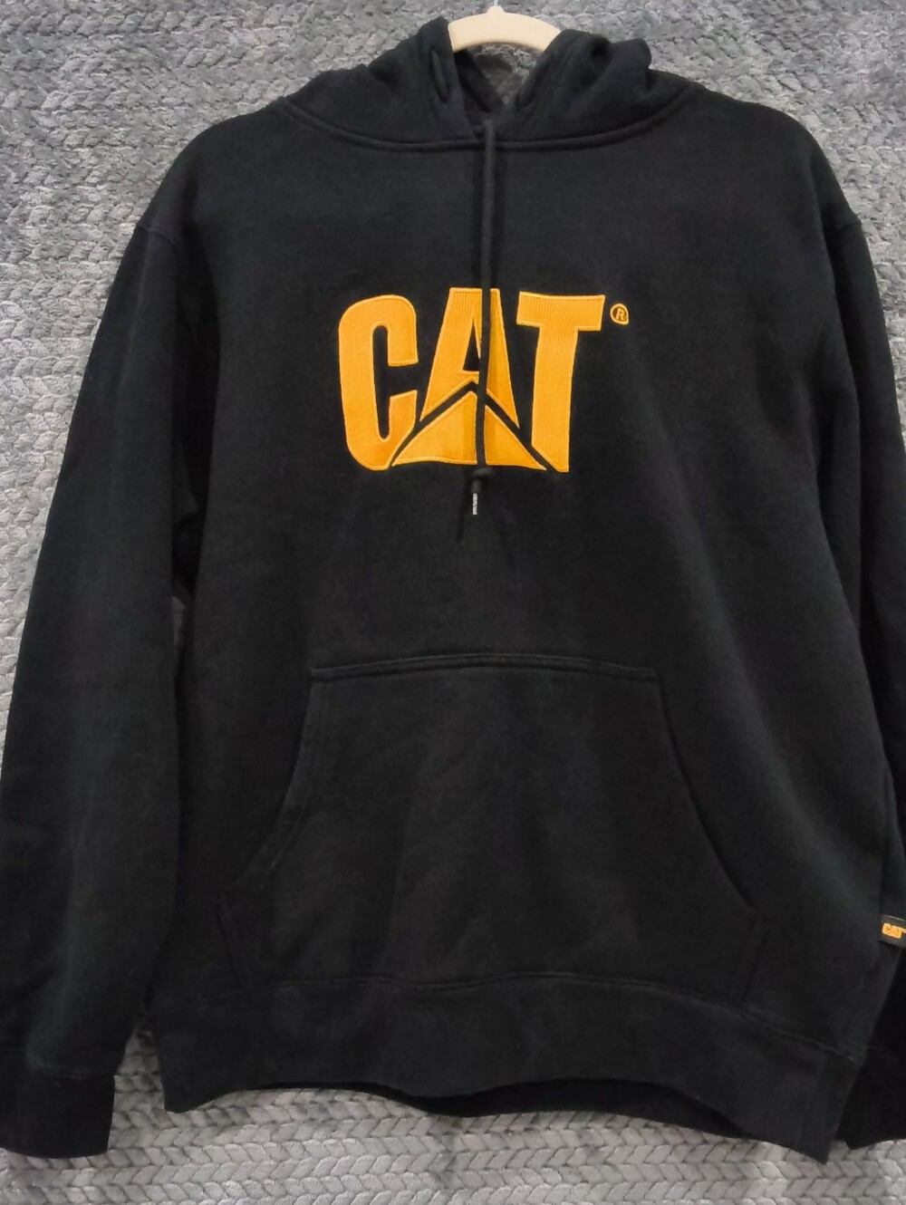 CAT Black & Gold Hoodie - Large
